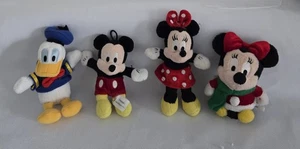 4 Mini Disney da collezione, giocattolo vintage Minnie Mouse avvolgibile + Topolino, Minnie, Paperino  - Foto 1 di 14
