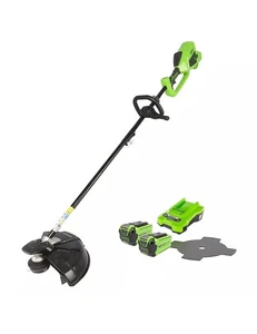 40V Akku Freischneider & Rasentrimmer Greenworks GD40BCK2x mit 2x2Ah Batterie - Bild 1 von 9