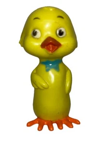 Vintage Easter Hard Plastic Duck Toy Hong Kong Friction Pull Back Chick - Picture 1 of 6