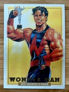 2024 SKYBOX Marvel Masterpieces Platinum Card #93 WONDER MAN - MINT CARD! - Picture 1 of 2