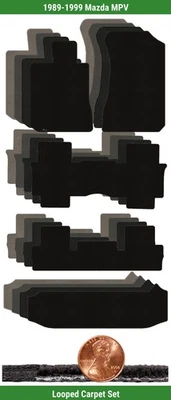 Juego de alfombrillas Lloyd Classic Custom Loop para Mazda MPV 1989-1999 (4 piezas) #W7B Foto 1 de 4