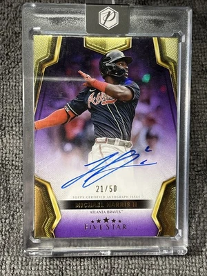 2024 Topps Five Star #FSA-MH Michael Harris II Purple  #/50 - Image 1 of 2