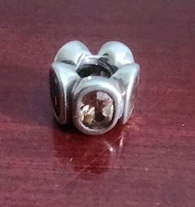 PANDORA S ALE 925 STERLING SILVER ZIRCONIA CHARM - Picture 1 of 7