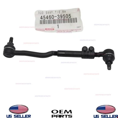 Genuine Tie Rod Assy RIGHT LEFT 1985-1998 Toyota 4Runner Pickup T100 45460-39505 - Image 1 of 2
