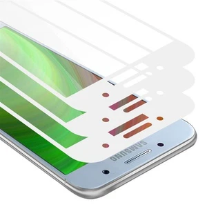3x Fullcover Tempered Glass for Samsung Galaxy A3 2017 Screen Protection Film - Picture 1 of 13
