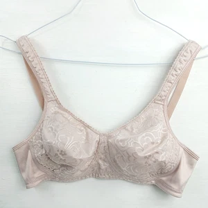 Playtex 18-Hour Ultimate Lift Support No-Wire Embroidered Lace Pink Bra 36B - Picture 1 of 7