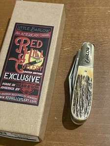 BEAR & SON CUTLERY USA KNIVES STAG FIRST RUN LITTLE BARLOW KNIFE Limited - Picture 1 of 7