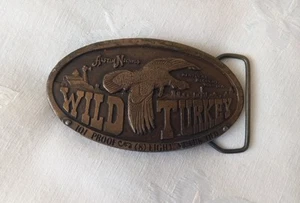 Austin Nichols New York WILD TURKEY Brass Belt Buckle - Picture 1 of 8