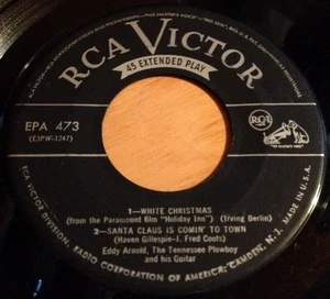 Eddy Arnold 45 EP White Christmas/Santa Claus Is Comin' To Town/Will Santy Come - Picture 1 of 2