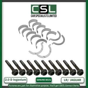LAND ROVER 2.0 DIESEL ENGINE MAIN CRANKSHAFT BEARINGS SET BOLT GENUINE LR083619 - Picture 1 of 11