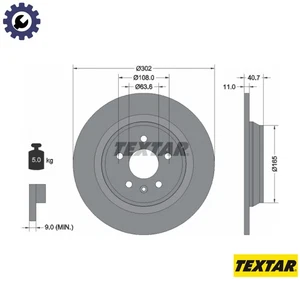 2x BRAKE DISC 92162900 FOR VOLVO ASIA B4204T11/4204T19 2.0L B 4154 T4 1.5L 4cyl - Picture 1 of 9