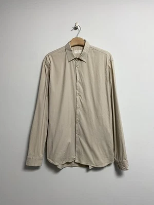 Prada Milano рубашка на пуговицах размер 41/16 бежевый роскошь - Изображение 1 из 4