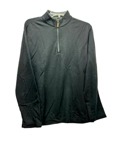 Ropa de hombre Mizzen+Main Performance negra grande 1/4 cremallera grande/mediana (H2) - Imagen 1 de 4