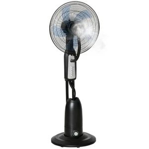 HOMCOM Ventilatore Nebulizzatore con Serbatoio 2.8L e 3 Velocità Nero e Argento - Foto 1 di 10