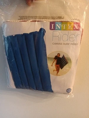 Intex Canvas Surf Rider Pool Beach Float Red & Blue #59194EP 45" X 29" Adult NOS - Image 1 of 4