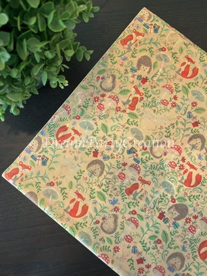 KRAFTY FOX Design Print Tissue Paper Sheets Choose Size & Package Amount - Image 1 of 4