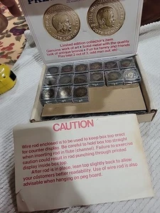 39 Boxed 1980 Reagan Carter PRESIDENTIAL PICKER 1.25" Coin  Limited Edition - Picture 1 of 5