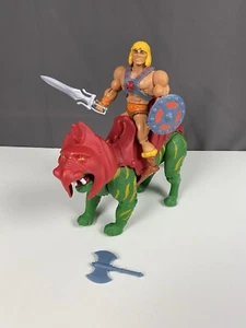 MOTU 2020 He-Man & Battle Cat completo con accessori armatura - Mattel - come nuovo - Foto 1 di 11