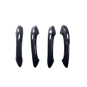 Real Carbon Fiber Exterior Door Handle Cover Trim for Porsche Panamera 971 17-22 - Picture 1 of 5