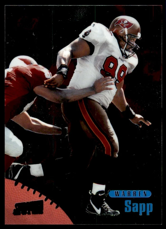 1998 Stadium Club One of a Kind Warren Sapp 146/150 Buccaneers #126 *Noles2148* - Image 1 of 2