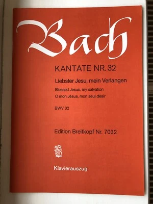 JS Bach: Cantata BWV 32 - Liebster Jesu, mein Verlangen - Image 1 of 3