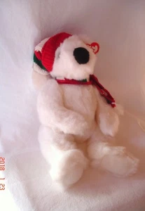 TY Classic Holiday Plüschbär #5700/Mütze & Schal nicht mehr produziert 14 Zoll - Bild 1 von 4