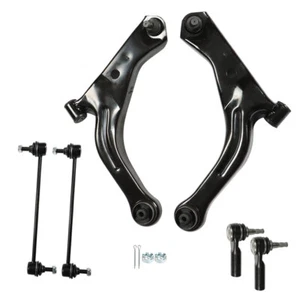 6Pc For 05-09 Mazda Tribute Control Arm Ball Joint Outer Tie Rod Suspension Kit - Foto 1 di 7