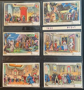 6 Chromos Italian Number S1541 One Ball IN Maschera 1952 - Picture 1 of 1