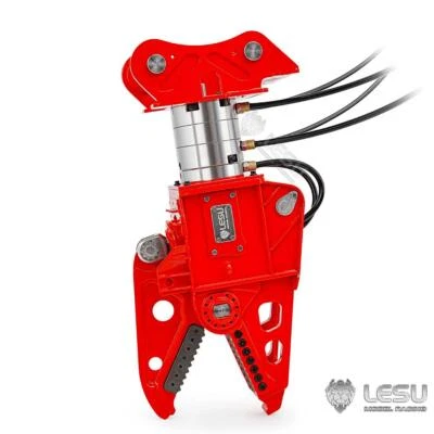 Metal Hydraulic Shear w/ 270° Rotation for LESU Hydraulic RC Digger Excavator - Image 1 of 4