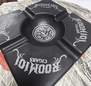RARE ROOM 101 HOLLYWOOD LIMITED EDITION LTD CERAMIC BLACK RESIN CIGAR ASHTRAY - Picture 1 of 10