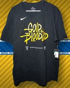 Golden State Warriors Gold Blooded Nike Men's XL Tee NWT '23 Playoffs - Picture 1 of 6