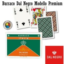CARTE DA GIOCO BURRACO DAL NEGRO MODELLO ITALIA PREMIUM