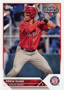 2023 TOPPS PRO DEBUT (#PD-82) - DREW ROMO - Picture 1 of 2