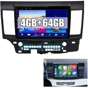 10.1'' Carplay For Mitsubishi Lancer 08-17 Android Apple Auto Car Stereo Radio - Picture 1 of 16