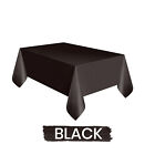 Tablecloth Wipe Clean Waterproof Plastic Plain Table Cover Cloth Dining Table