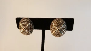 Judith Jack marcasite sterling silver earrings Thailand omega back - Picture 1 of 10
