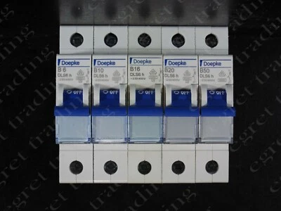 Doepke DLS6 h B type 6kA DLS6 i 10kA MCB Circuit Breaker