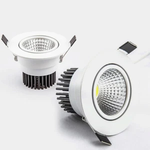 Bombilla empotrada regulable 6W 9W 12W 15W LED Downlight lámpara de techo foco blanco - Imagen 1 de 12