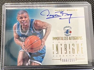 2012-13 Panini Intrigue #066/299 Muggsy Bogues Immortalized Auto Autograph - Picture 1 of 7