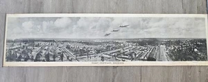 WW2 U. S. Military Panorama Photo Print Aircraft Formation Camp Stewart 1940s - Picture 1 of 16