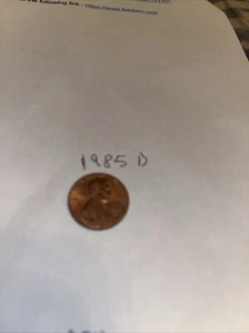 1985 D In God We Trust On The Rim Shown - Picture 1 of 2