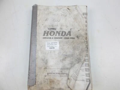 Clymer Honda Owner Taller Manual 1992-1996 CR125R CR250R Vintage Motocross - Imagen 1 de 4