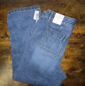 Talbots Summer Weight Straight leg high waist loose fit ankle jeans size 8 - Picture 1 of 9