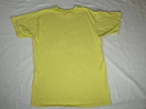 Vintage Duck Head T-Shirt Men Size Med Single Stitch Yellow Made in USA - Picture 1 of 7