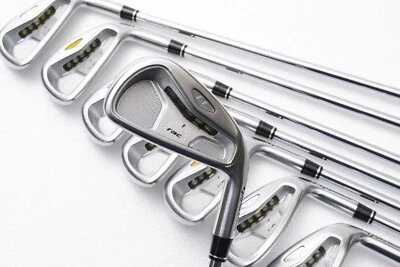 8Pcs TaylorMade RAC LT 2005 3-4-5-6-7-8-9-P Iron set LIGHT WEIGHT STEEL Stiff RH - Image 1 of 4