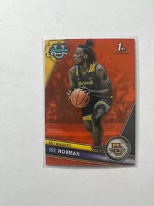 2023-24 Bowman Chrome University Orange 1st Tre Norman 04/25 Marquette - Picture 1 of 1
