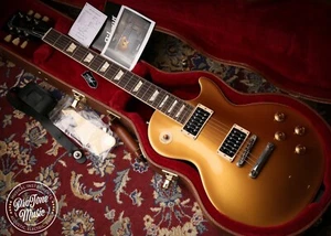 2022 Gibson USA Les Paul Slash Victoria Gold Top & Hard Case - Picture 1 of 24