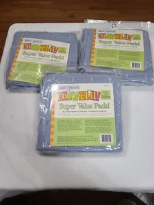 3 Daisy Kingdom Connect It Fabric Squares 12pc Blue Chambray Sewing Crafts 9"NEW - Picture 1 of 7