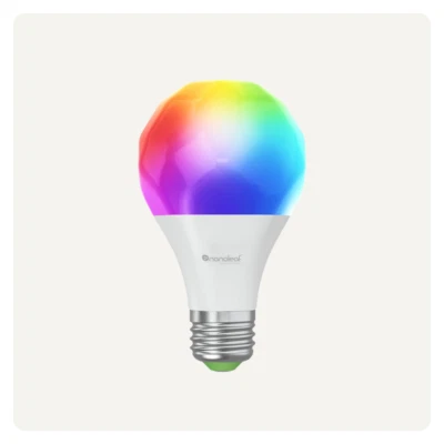 Nanoleaf Essentials E27 LED Bulb, RGBW Dimmable Smart Bulb - Matter & HomeKit - Image 1 of 4