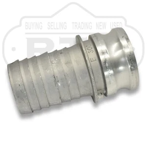Acoplador de manguera de succión 3" E 300 macho multi bardo aluminio retrolavado - Imagen 1 de 3